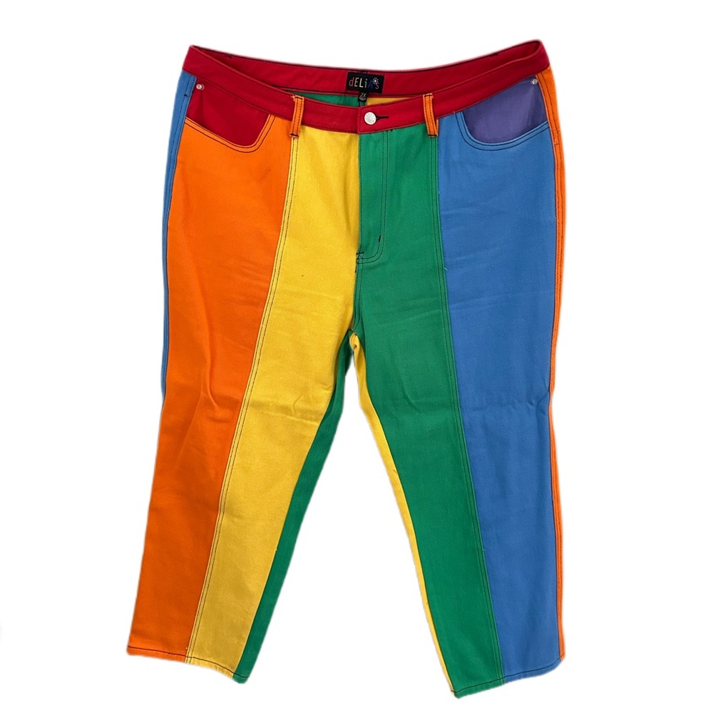 Dollskill x Delia’s Rainbow Jeans